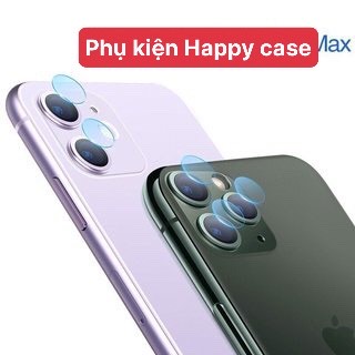 [Rẻ Vô Địch] Kính Cường Lực Camera IPhone 11/11Pro/11ProMax loại viên rời từng mắt camera trong suốt, chống xước