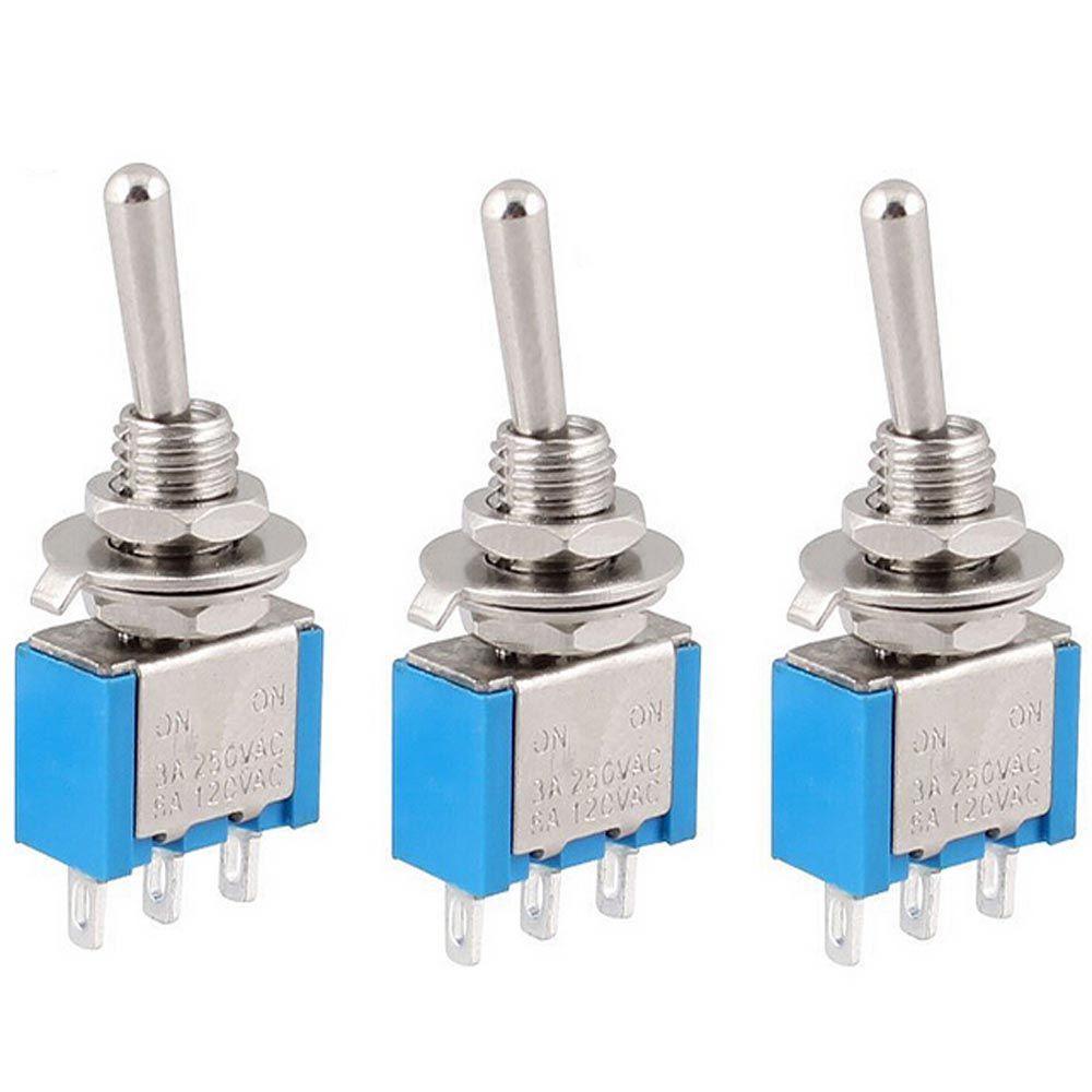 AUGUSTINA Công TắC ON-ON AC 125V 6A Mini 2 Vị Trí