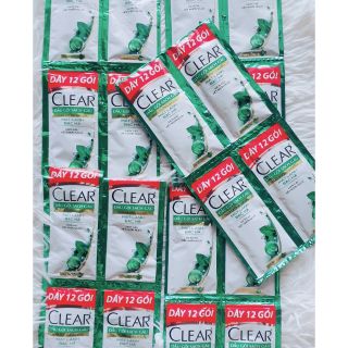 Combo 100 gói dầu gội Clear Bạc hà