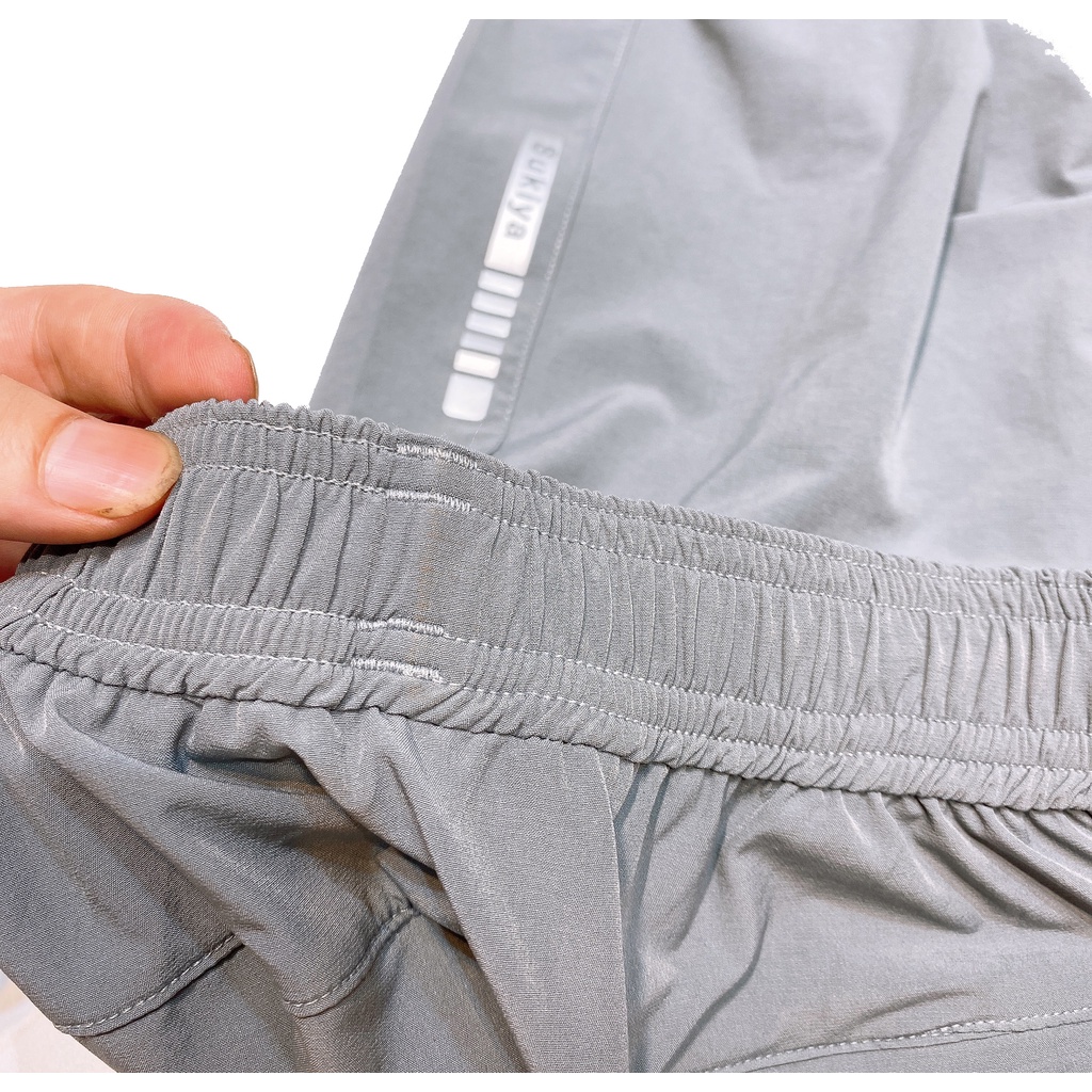 Quần Jogger Gió nam SUKIYA Dáng thể thao 3 Màu Chất Mềm Mại Loại Cao cấp QTT02