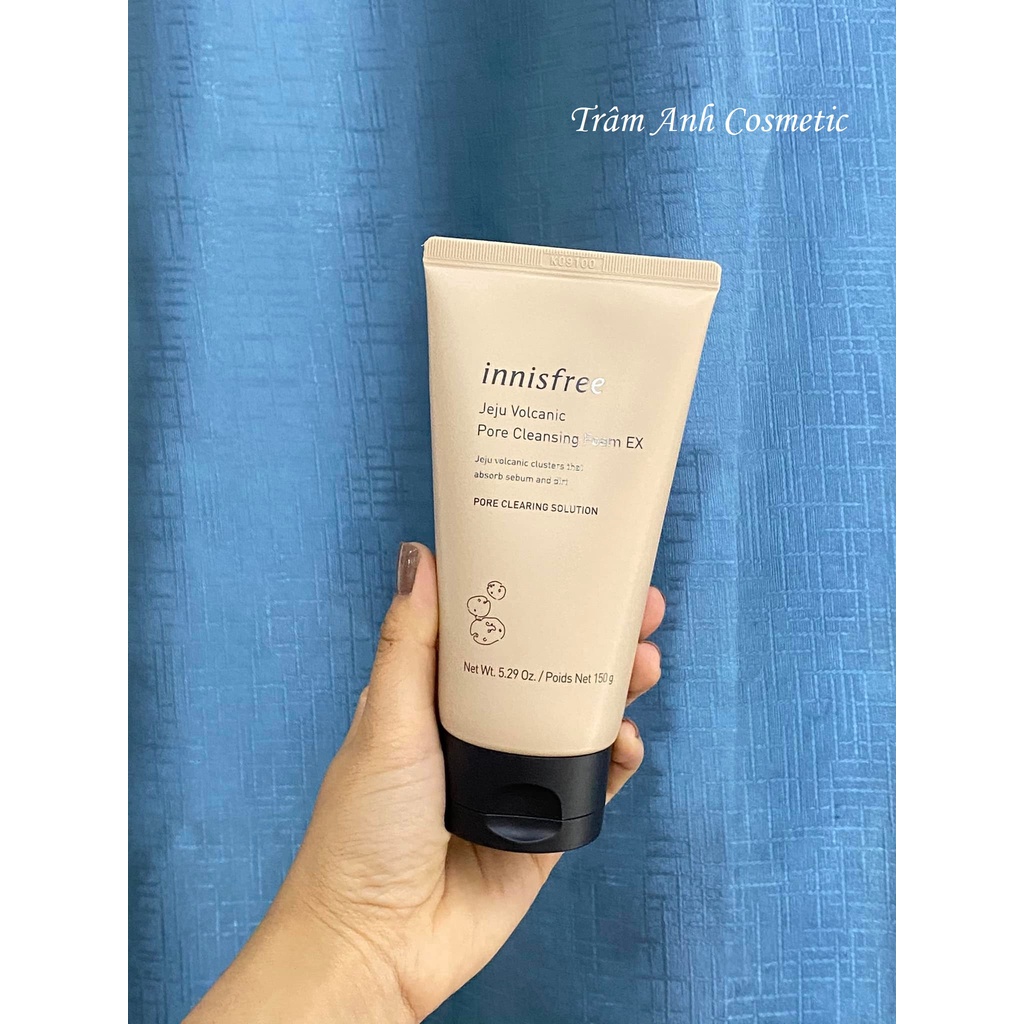 Sữa rửa mặt tro núi lửa Innisfree Jeju Volcanic pore Cleansing Foam 150ml cho da dầu