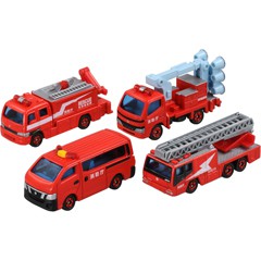 Set 4 mẫu xe cứu hỏa tomica Nhật Bản
