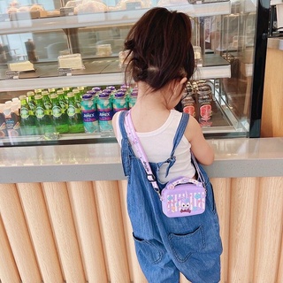 Túi Đeo Chéo Cho Bé Đựng Tiền Lì Xì Phong Cách Hàn Quốc Dễ Thương,Túi Đeo Cao Su, Ví Mini Trẻ Em