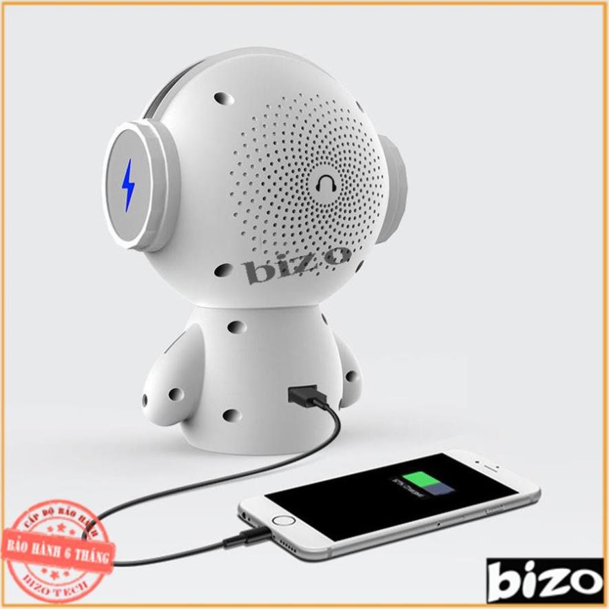[SIÊU PHẨM CAO CẤP] Loa bluetooth ROBOT thông minh kiêm micro hát karaoke kiêm pin sạc dự phòng 3000mAh