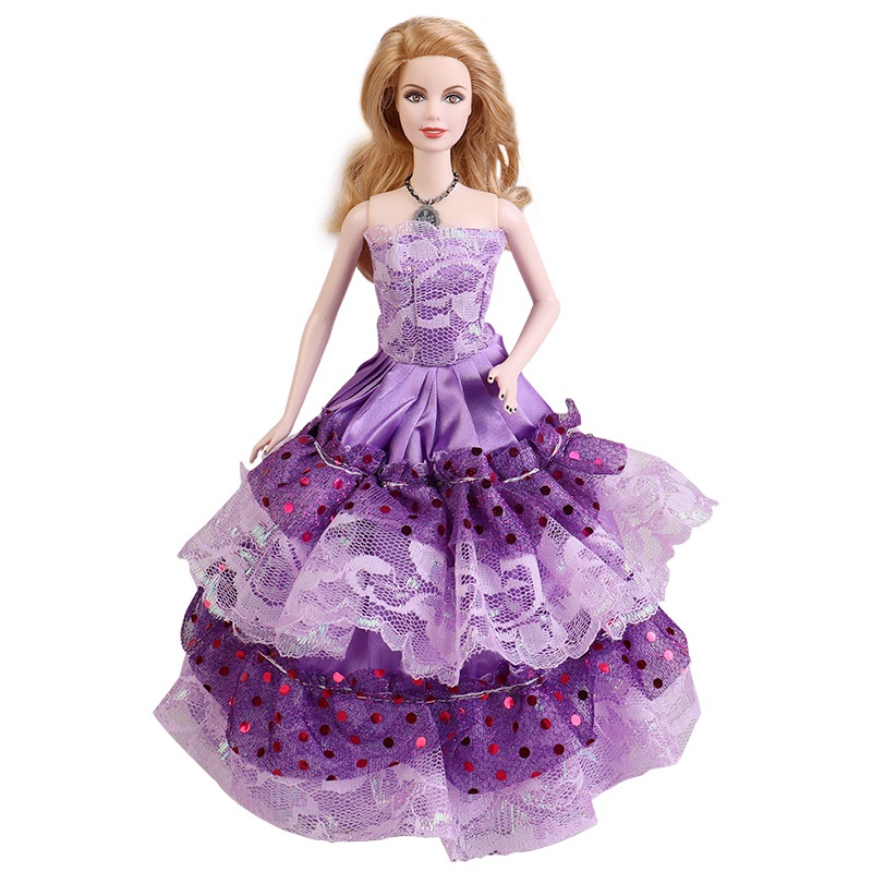 Đầm Công Chúa Cho Búp Bê 30cm Tỉ Lệ 1 / 6