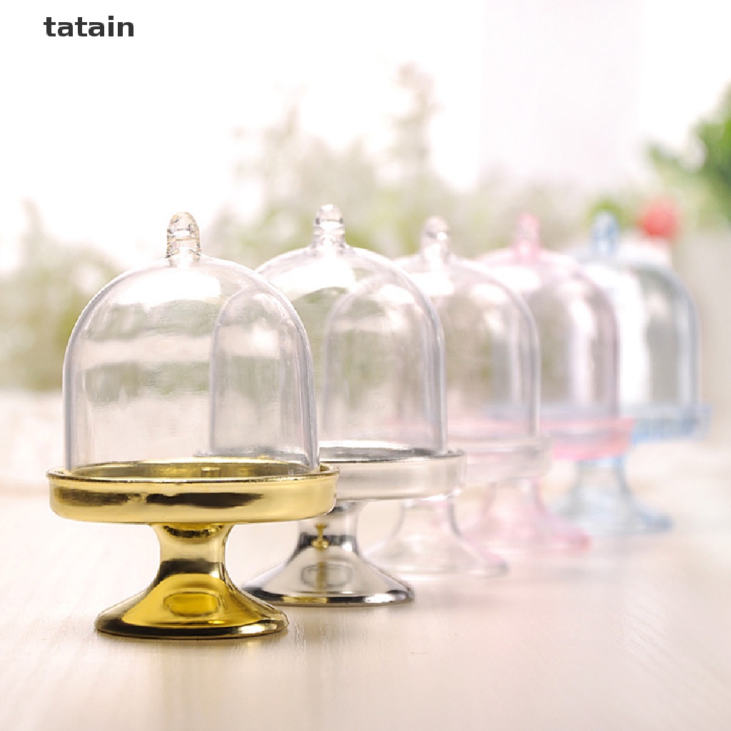 [TAT] Transparent Plastic Tray Candy Box DIY Wedding Candy Box Baby Shower Gift Box CVX