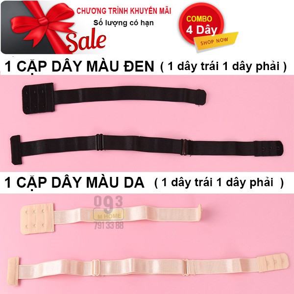 Combo 4 Móc Nối Dây Áo Ngực Hở Lưng,Áo Ngực,Áo Ngực Không Dây,Áo Ngực Bra,Áo Ngực Không Gọng | BigBuy360 - bigbuy360.vn