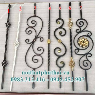 Con tiện sắt nghệ thuật cho cầu thang,  ban công, hàng rào