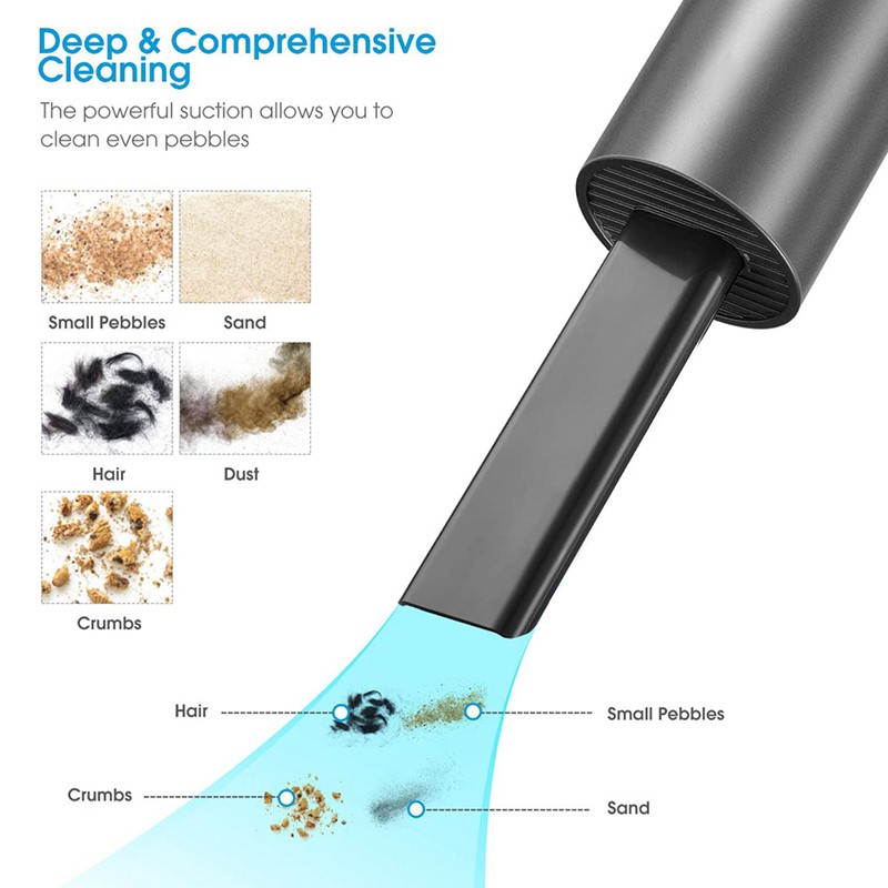 Mini Vacuum Cleaner, Handheld Cordless USB,Dust Buster Blower 2 in 1 | BigBuy360 - bigbuy360.vn