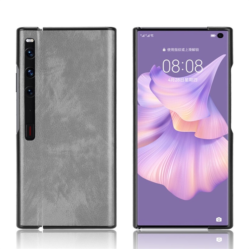 Ultra Ốp Điện Thoại Da PU Siêu Mỏng Màu Trơn Cho Huawei Mate Xs2 Huawei Mate Xs 2