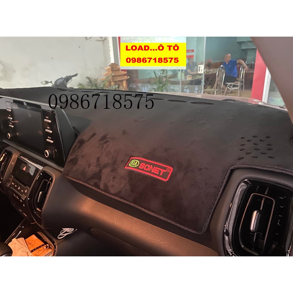 Thảm Taplo Xe Toyota Vios 2023-2014 Mẫu Da Carbon, Nhung Lông Cừu Cao Cấp Nhất Thị Trường