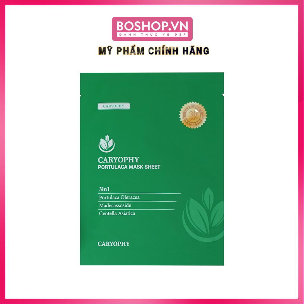Mặt nạ 3 In 1 Caryophy Portulaca Mask Sheet 22g