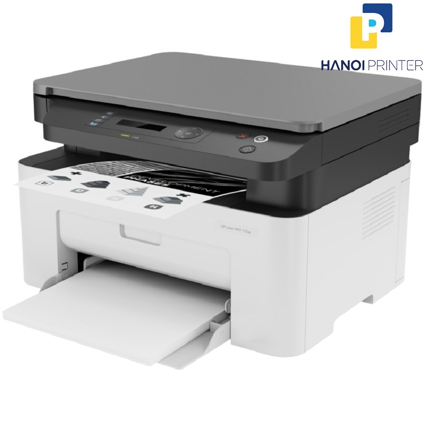 Máy in HP LaserJet MFP 135W, 135A  đa chức năng, chính hãng bảo hành 1 năm