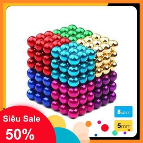 216 Cái / bộ 5mm Tự làm Nam châm Hình tròn Đồ chơi Xây dựng Sáng tạo Câu đố Xây dựng Khối Đồ chơi Giải nén Nam châm
