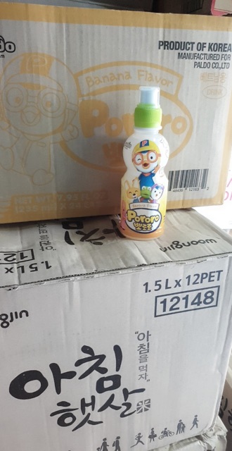 Nước trái cây pororo 1T/24chai date 12/2023