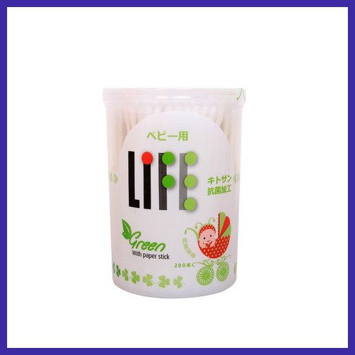 TĂM BÔNG TRẺ EM LIFE GREEN NHẬT BẢN