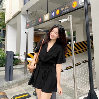 Jum freesize đen thun eo