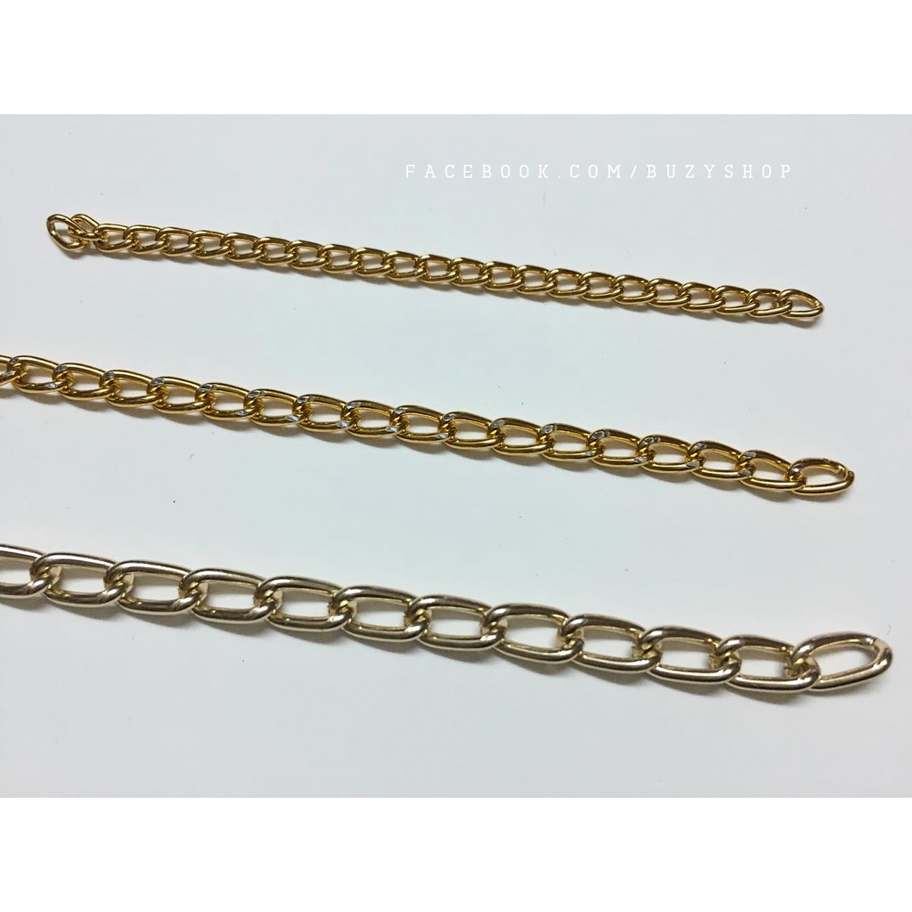 (1 mét) dây xích vàng, dây xích trang trí nguyên liệu thủ công, phụ liệu handmade]