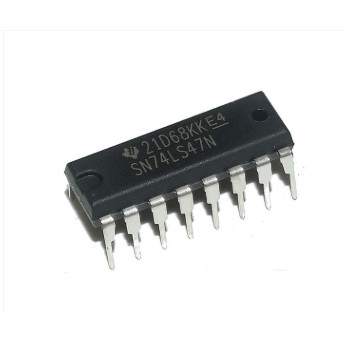 IC GIẢI MÃ BCD 74LS47 DIP16