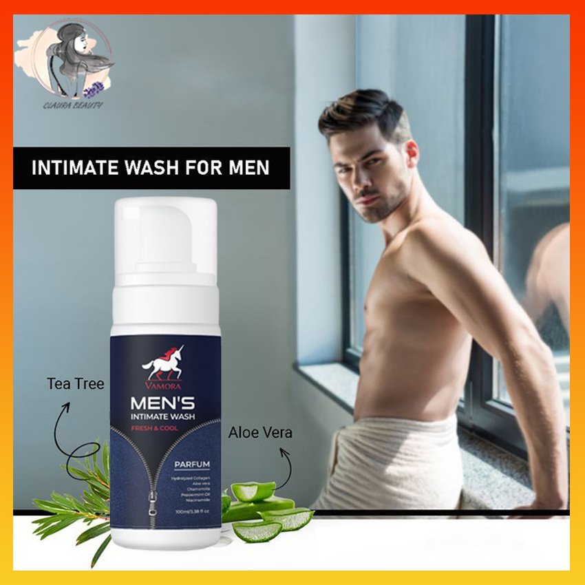 Hàng Cao Cấp, Dung Dịch Vệ Sinh Nam Dạng Bọt Hương Nước Hoa VAMORA MEN'S INTIMATE WASH 100ml, Claura Beauty