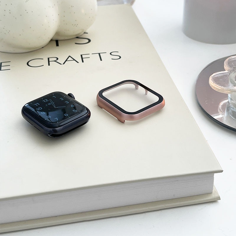 Ốp bảo vệ mặt đồng hồ thích hợp cho Apple Watch Series 6 Se 5 4 3 2 1 iWatch 42mm 38mm 44mm 40mm 2021