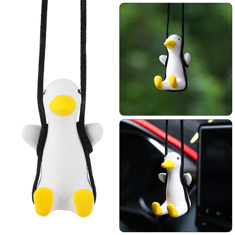 Phụ Kiện Trang Trí Xe Hơi Hình Chú Vịt Lắc Lư Dễ Thương