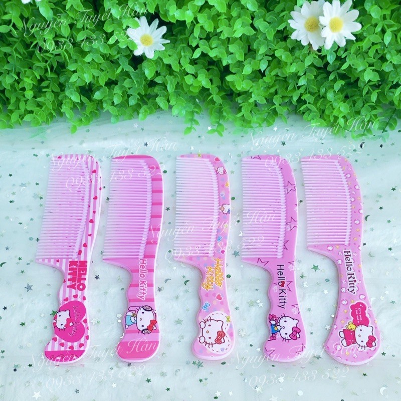 Lược nhựa dày Hello Kitty