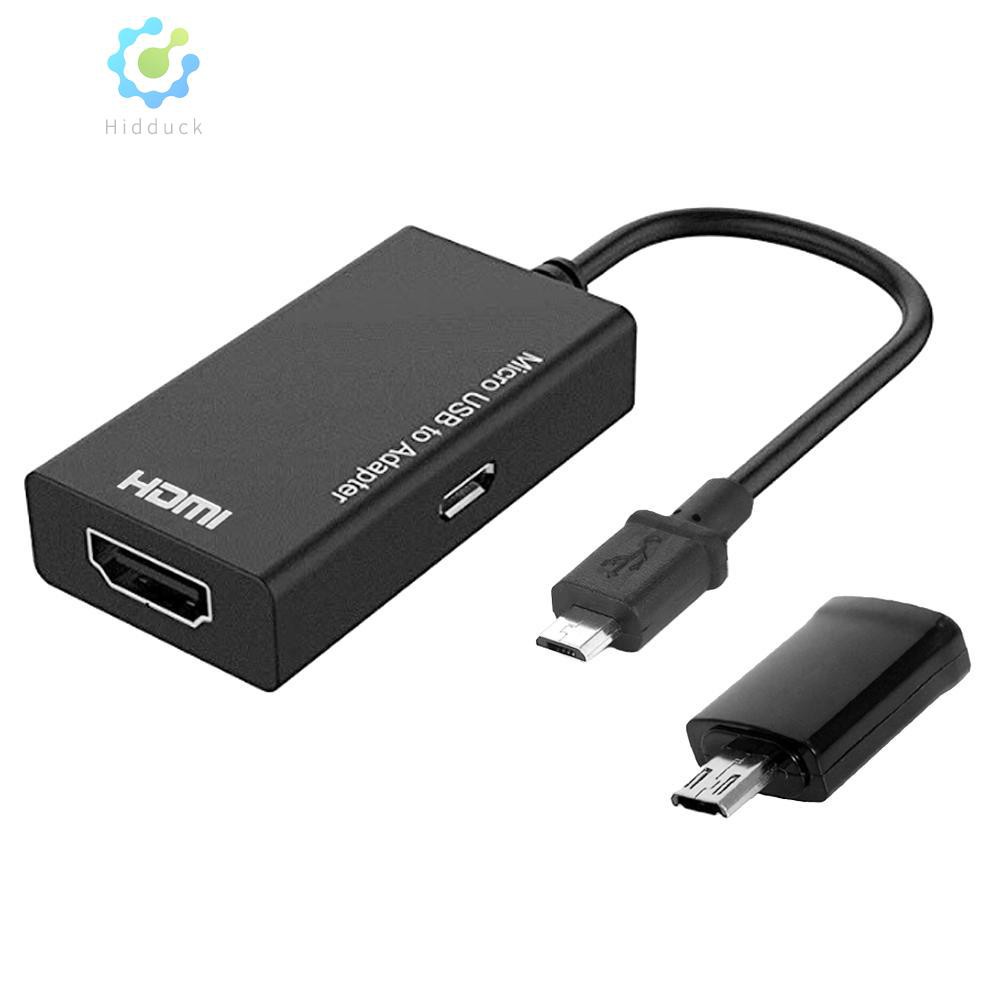 Dây Cáp Chuyển Đổi Hidduck1080p Micro Usb Sang Hdmi Mhl Với Micro Usb 5pin Sang 11pin Mới