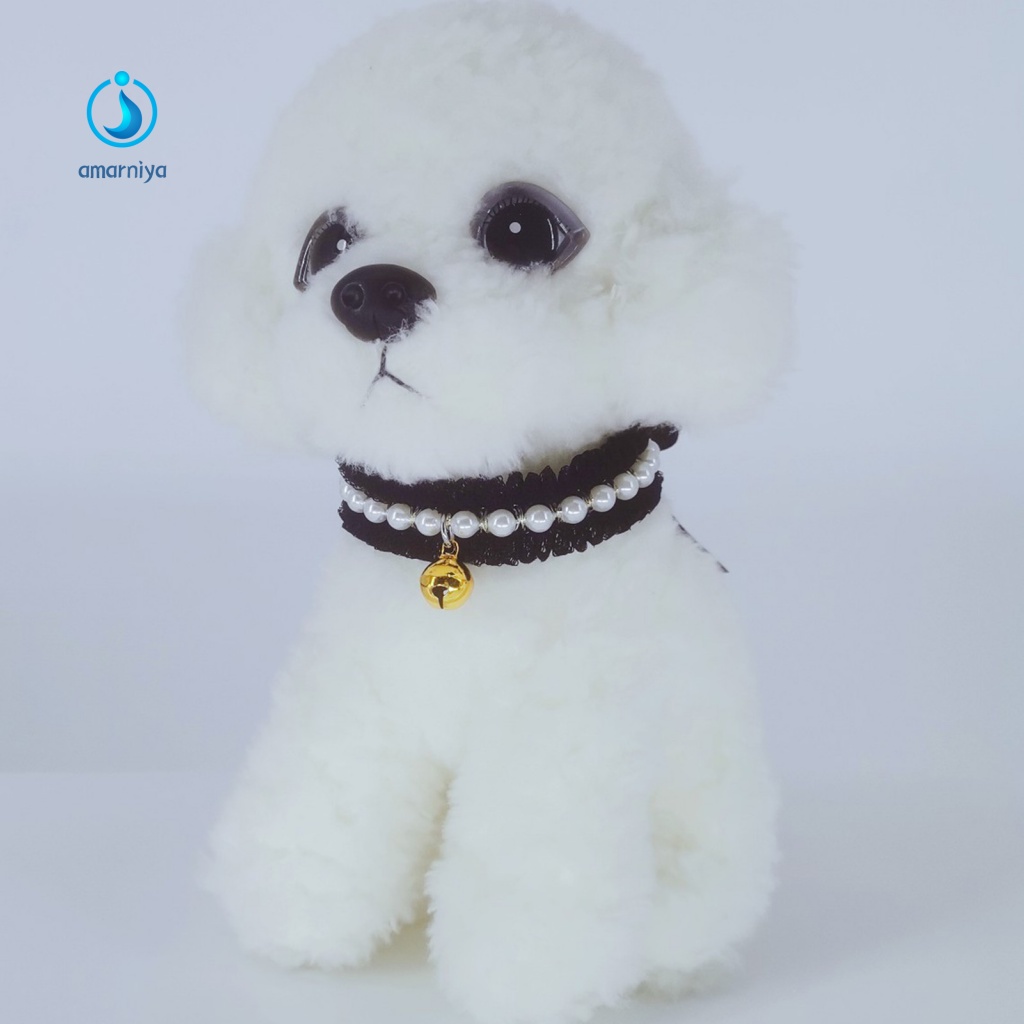 Vòng Cổ Choker Đính Ngọc Trai Nhân Tạo Siêu Nhẹ Thời Trang Cho Cún Cưng