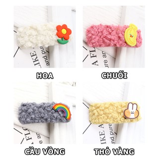 Kẹp tóc len nhiều mẫu dễ thương KT22