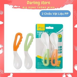 Thìa tập xúc cho bé, Bộ thìa tập xúc tập khuỷu tay cho bé Darling Store