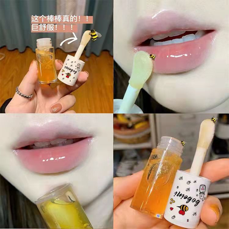 ✨✨Son dưỡng môi BOBEINI chiết xuất mật ong/đào/sữa mật ong dưỡng ẩm chống nứt nẻ