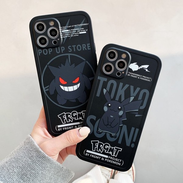 Ốp điện thoại in hình Pikachu chống sốc cho iPhone 12 12 Mini iPhone 11 Pro Max X XR XS MAX 7 8 Plus