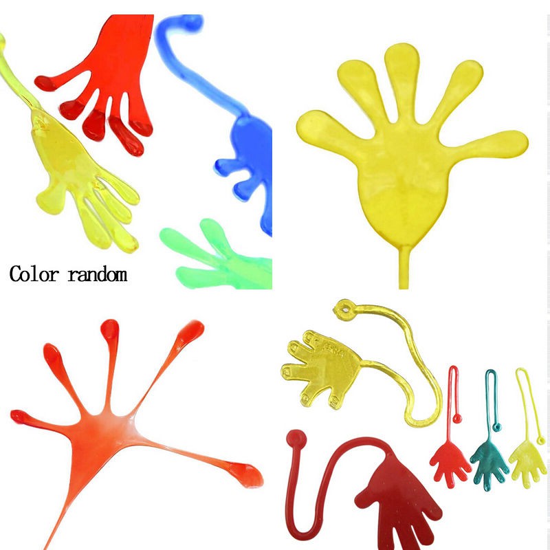 Novelty Elastic Sticky Squishy Palm Toy