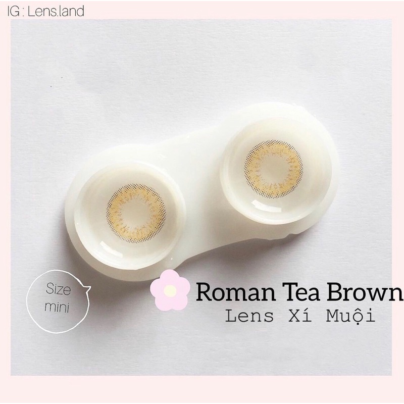 Lens Romance Tea Brown có độ