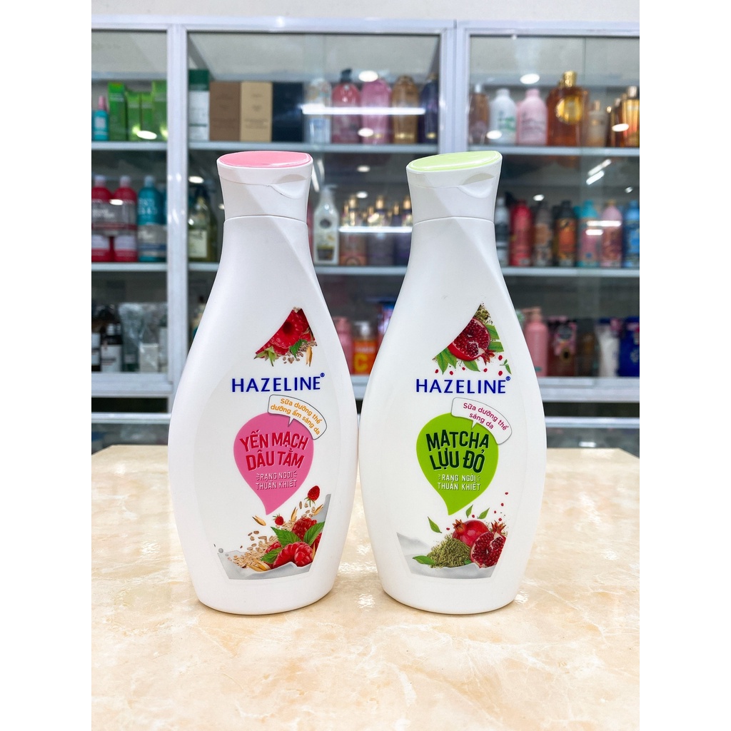 (230ml) Sữa Dưỡng Thể Sáng Da Mềm Mịn HAZELINE Chính Hãng Công Ty Mẫu Mới