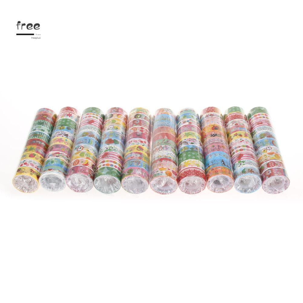 Bộ 10 Cuộn Băng Keo Dán Kích Thước 1.5cmx2.5m