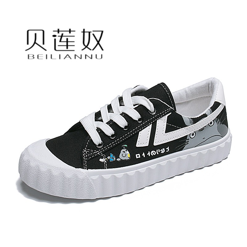 Giày Thể Thao Nữ In Hình Hoạt Hình Thời Trang Hàn Quốc - MPS151 | BigBuy360 - bigbuy360.vn