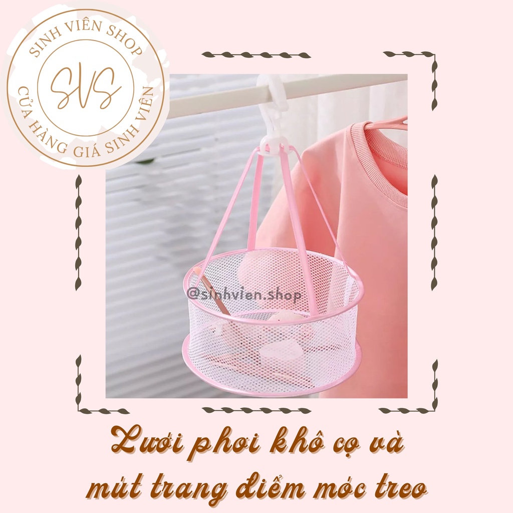 Lưới phơi khô sau vệ sinh cọ và mút trang điểm có nắp
