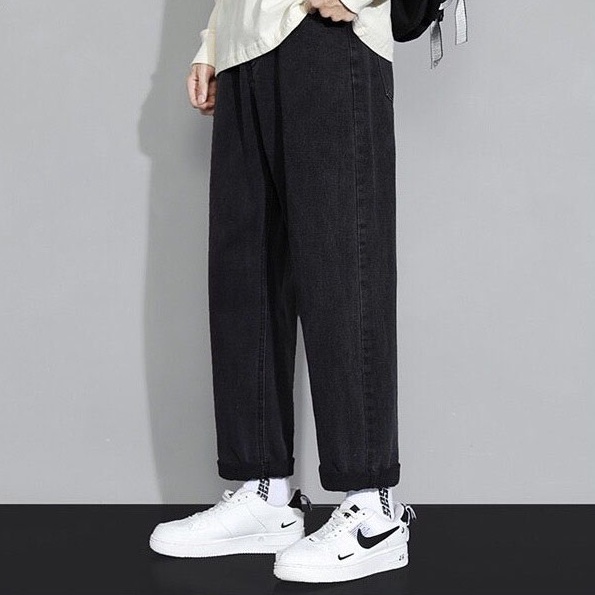 Quần jean Baggy ống suông, rộng nam, nữ TR01 hottrend hàn quốc 2021 | BigBuy360 - bigbuy360.vn