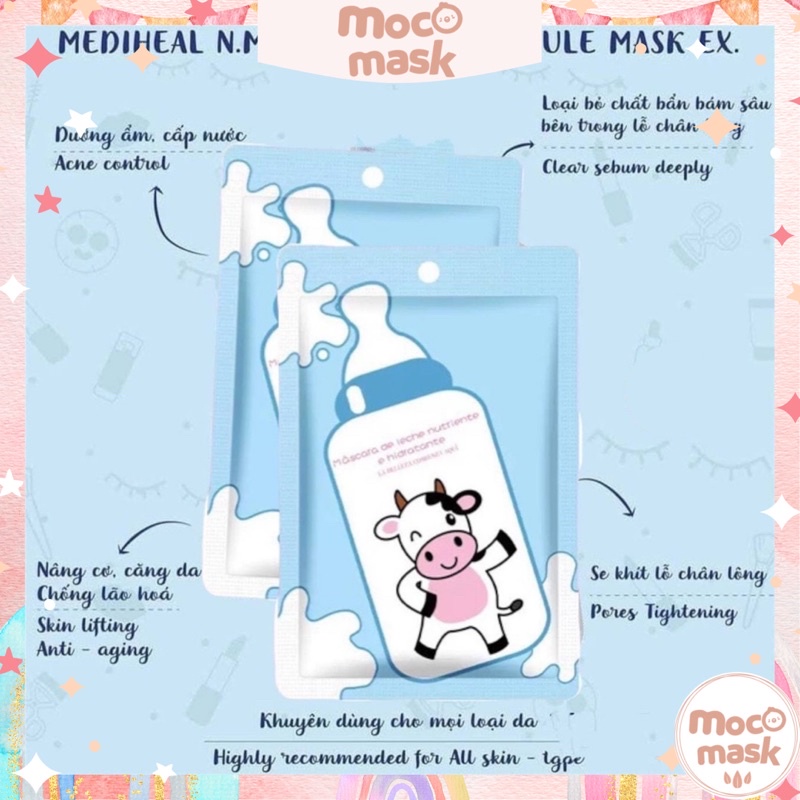 MẶT NẠ CARTOON CẤP ẨM, GIẢM MỤN, MỜ THÂM, LÀM SÁNG