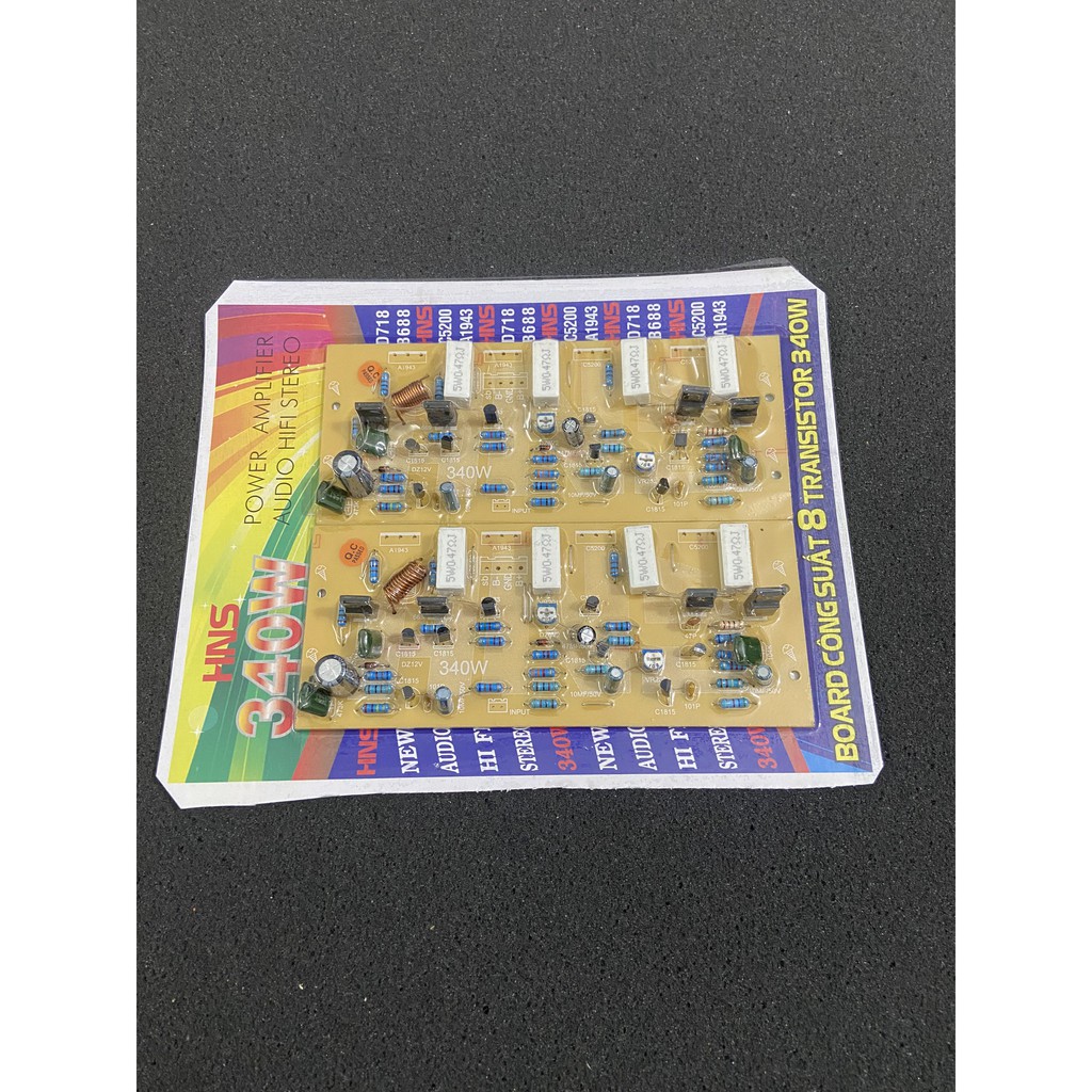 Mạch công suất amply 8 sò giá rẻ