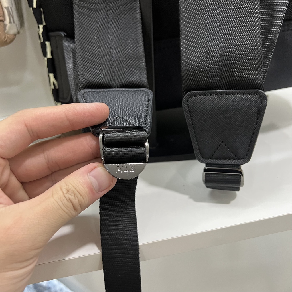 Balo unisex cặp đi học đi chơi nam nữ NY Monogram Tiêu Chuẩn Hàn Quốc Cao Cấp _ N.SHOP