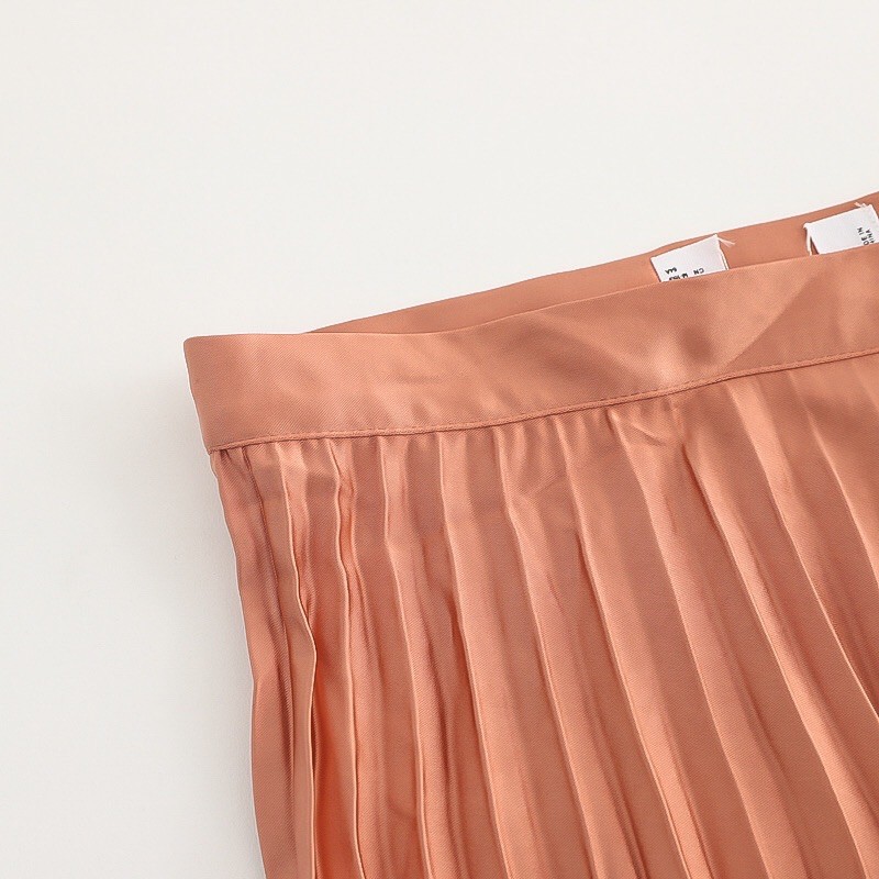 Chân váy xếp ly cam | BigBuy360 - bigbuy360.vn