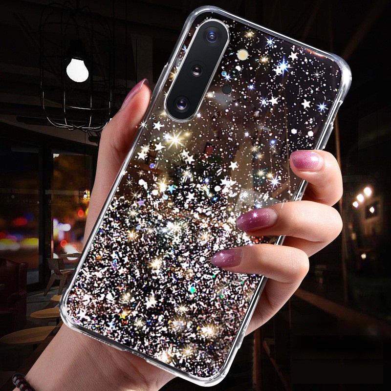 Ốp Lưng Kim Tuyến Trong Cho Điện Thoại Samsung Galayx A50 S50S A30S A20 A30 A10 A20S A10S Note 9 8 S9 S8 Plus