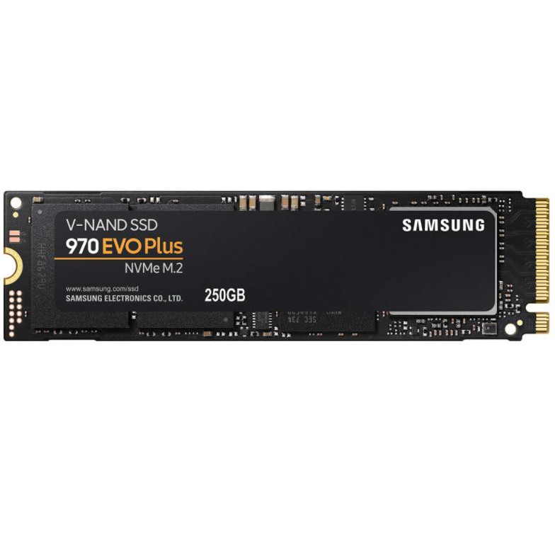 Ổ cứng SSD M2-PCIe 250GB Samsung 970 EVO Plus NVMe 2280