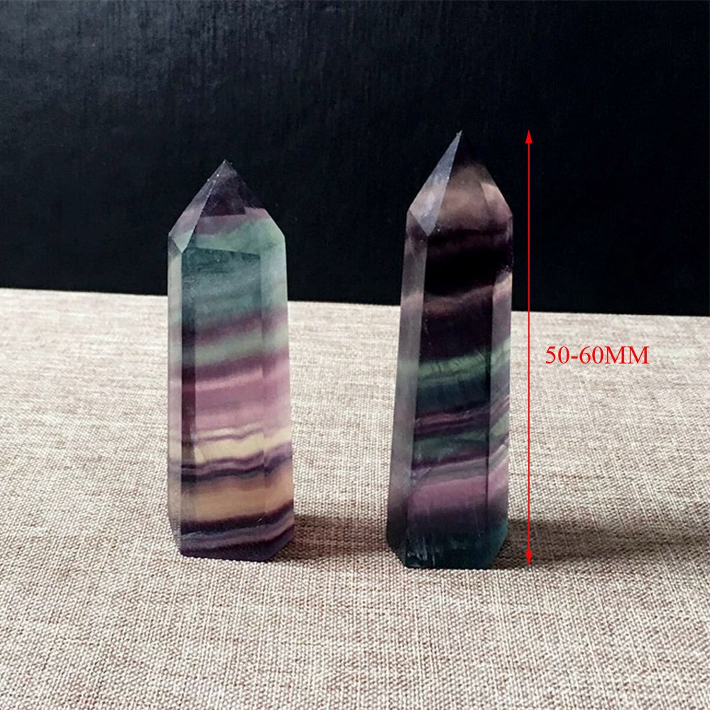 Đá fluorite 50-60mm dùng để trang trí nhà cửa