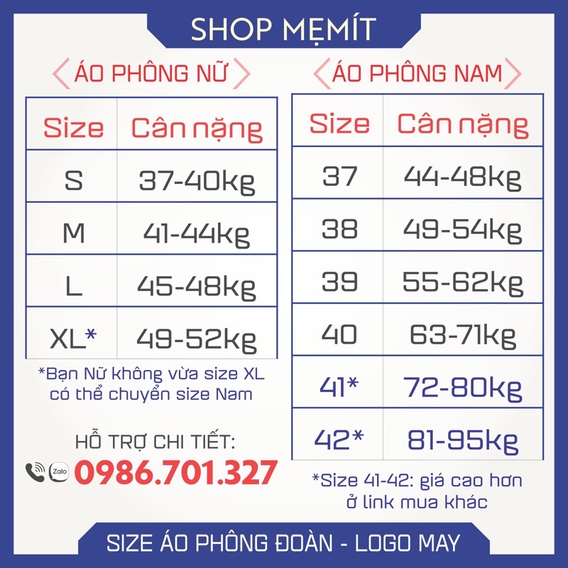 Size đại 75-95kg-Áo Phông Đoàn Thanh Niên Việt Nam Big Size Có Sẵn