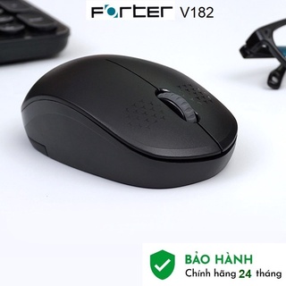 Chuột Không Dây Forter V182 Màu Đen - Hàng Chính Hãng