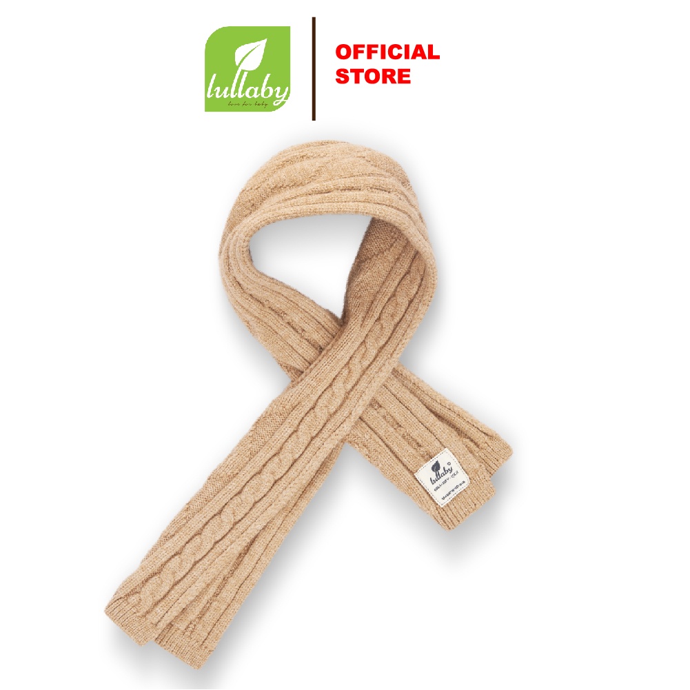 LULLABY Khăn len cho bé NHL608P Size cho bé 6M đến 24M
